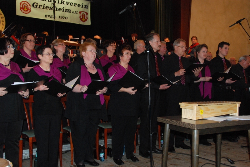 20.03.2010: Blech trifft Stimme - 3. Konzert mit dem Blasmusikverein